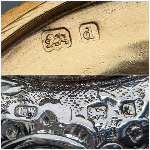 1903 年英國古董純銀茶盒 196 克 Thomas White